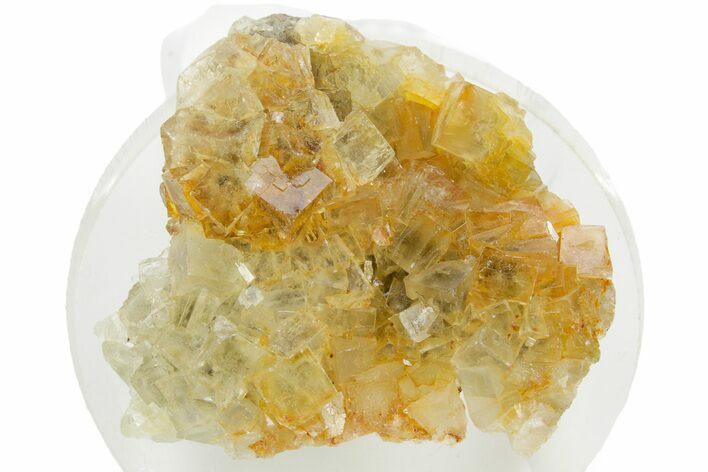 Gemmy Yellow Fluorite Cluster - Spain #374139